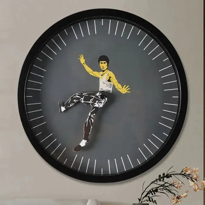 Avtoit | Unique Kung Fu Wall Clock – Quiet and stylish