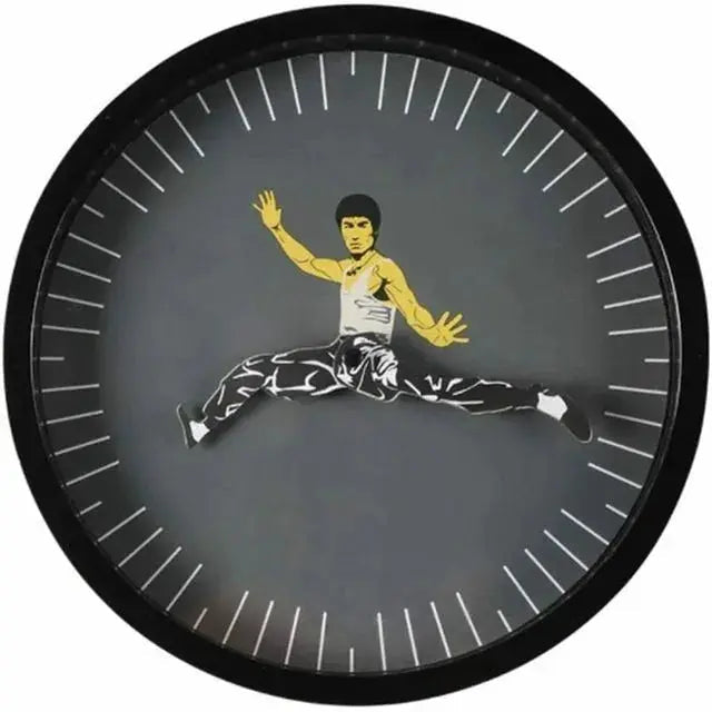 Avtoit | Unique Kung Fu Wall Clock – Quiet and stylish