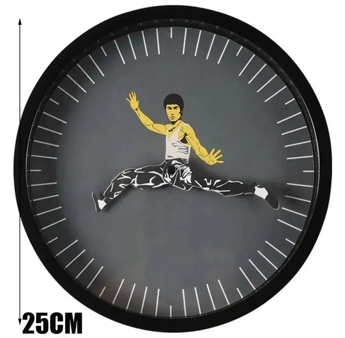 Avtoit | Unique Kung Fu Wall Clock – Quiet and stylish