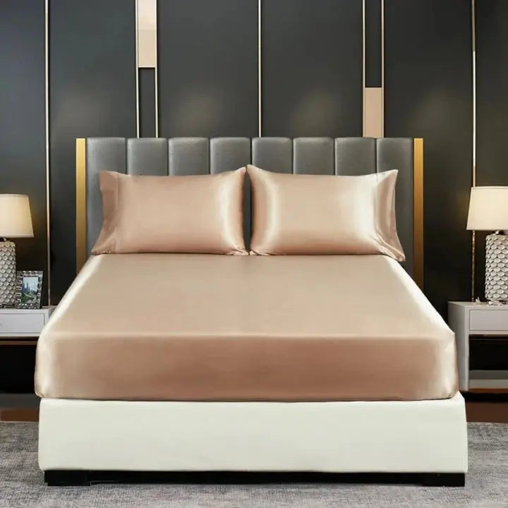 Avtoit | Ice Silk Bed Sheet – Cool & breathable bedding set