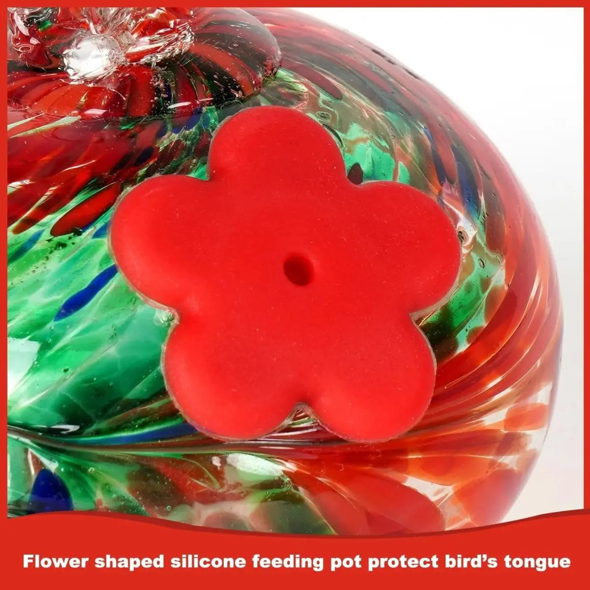 Avtoit | Elegant Hummingbird Feeder Station with Wind Chimes – Effortlessly Attracts Birds