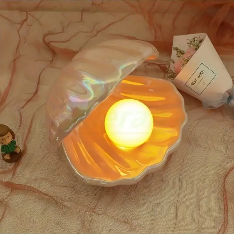 Avtoit | Elegant Pearl Nightstand Lamp for a Cozy Home