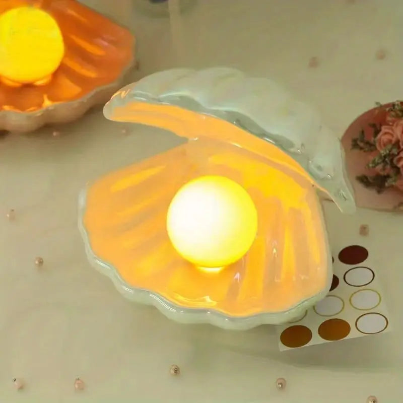 Avtoit | Elegant Pearl Nightstand Lamp for a Cozy Home