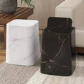 Avtoit | Elegant trash can in marble design with swing lid