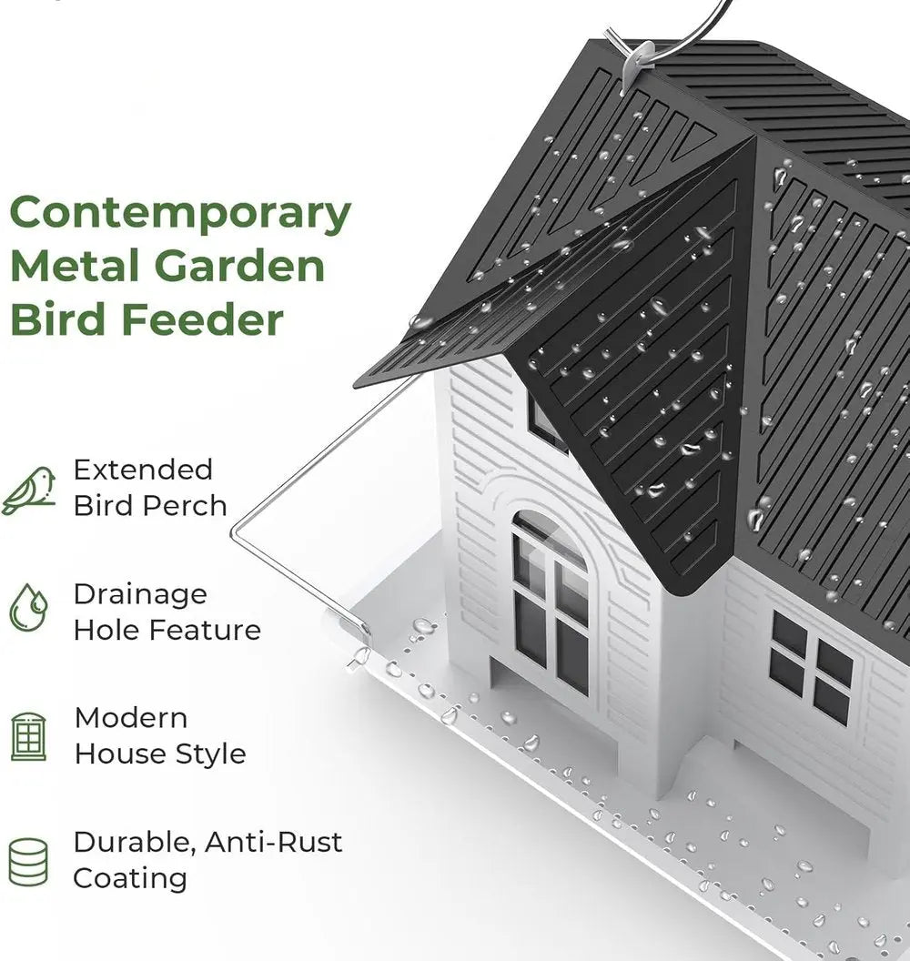 Avtoit | Solar-Bird Feeder House with LED Light