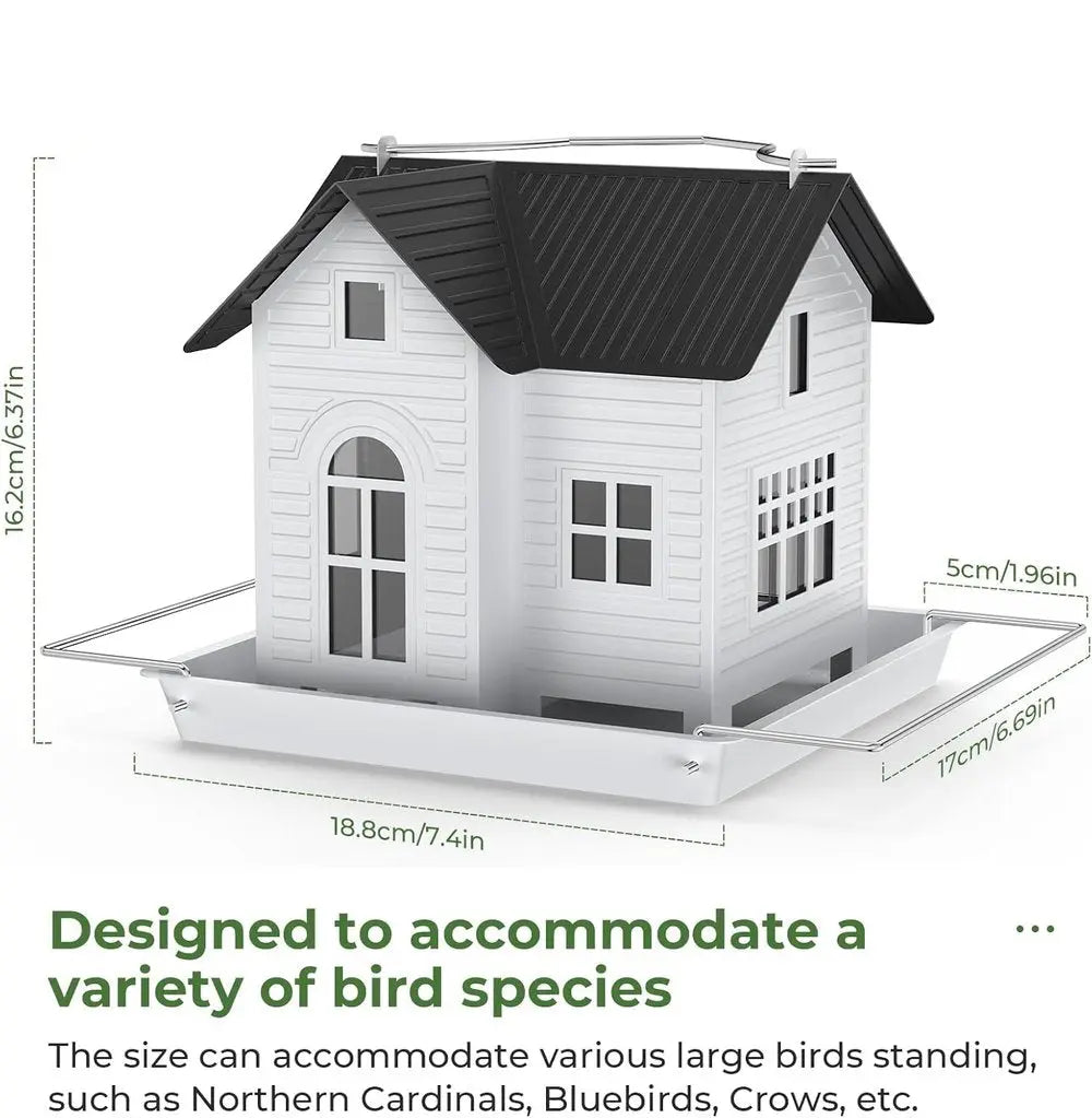 Avtoit | Solar-Bird Feeder House with LED Light
