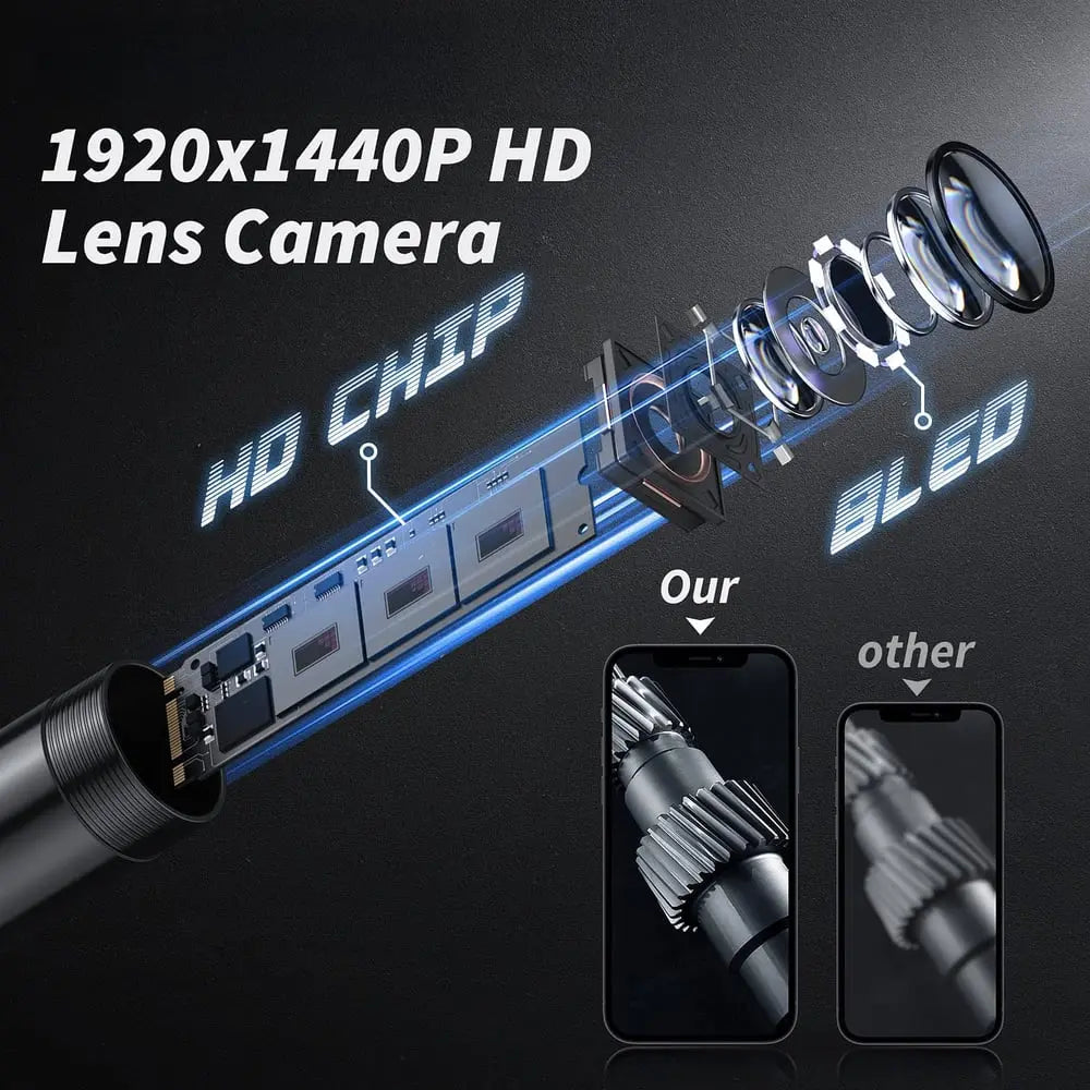 Avtoit | Endoscope Camera Waterproof — HD Inspection Camera with 5m Cable