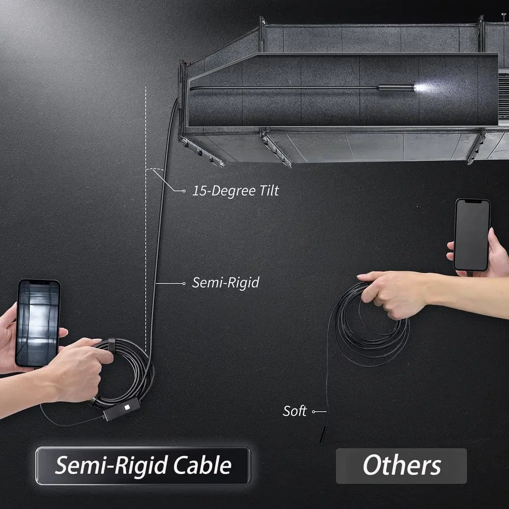 Avtoit | Endoscope Camera Waterproof — HD Inspection Camera with 5m Cable