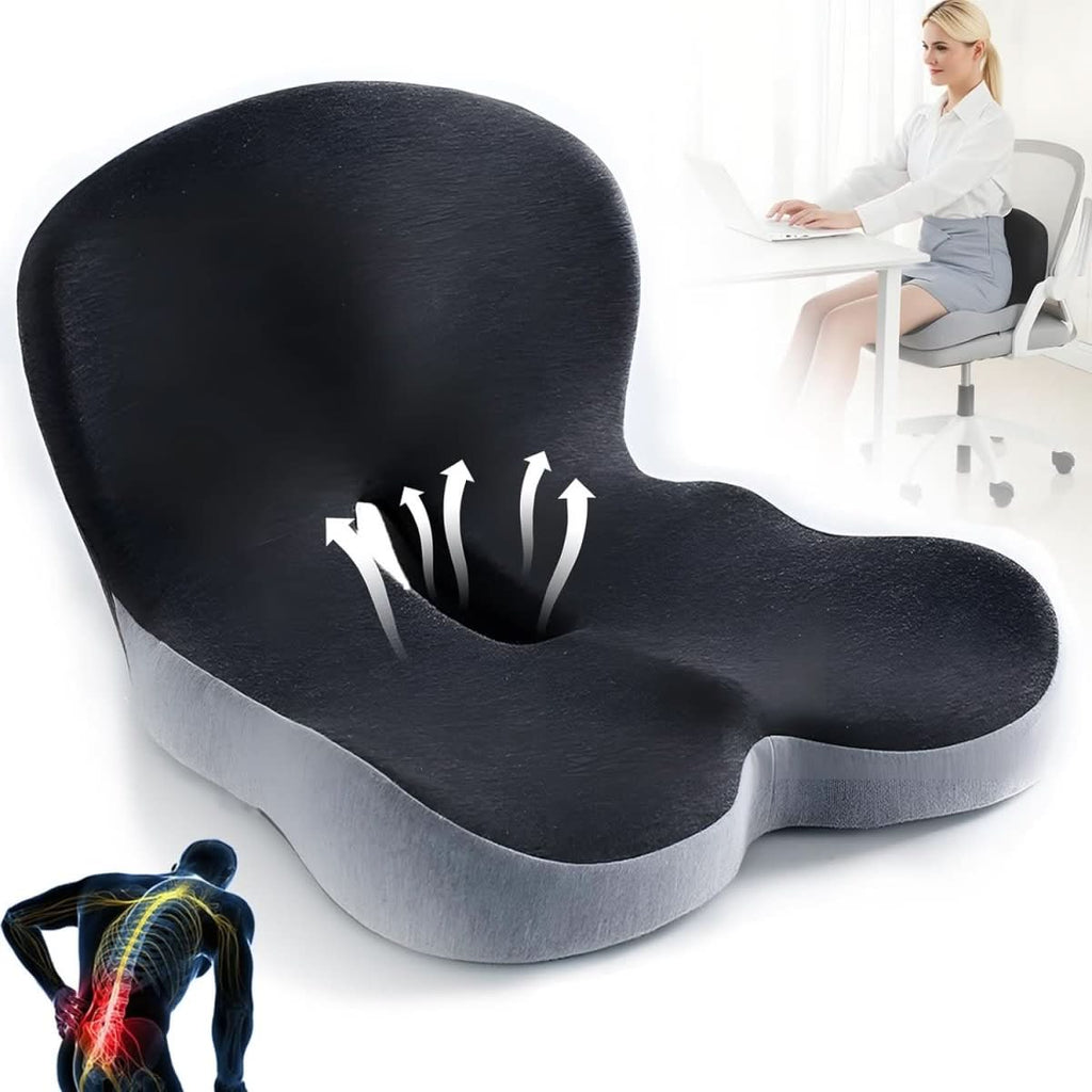 Avtoit | Ergonomic Seat Cushion with Lumbar Support