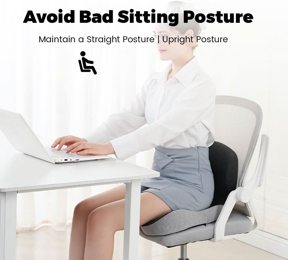 Avtoit | Ergonomic Seat Cushion with Lumbar Support