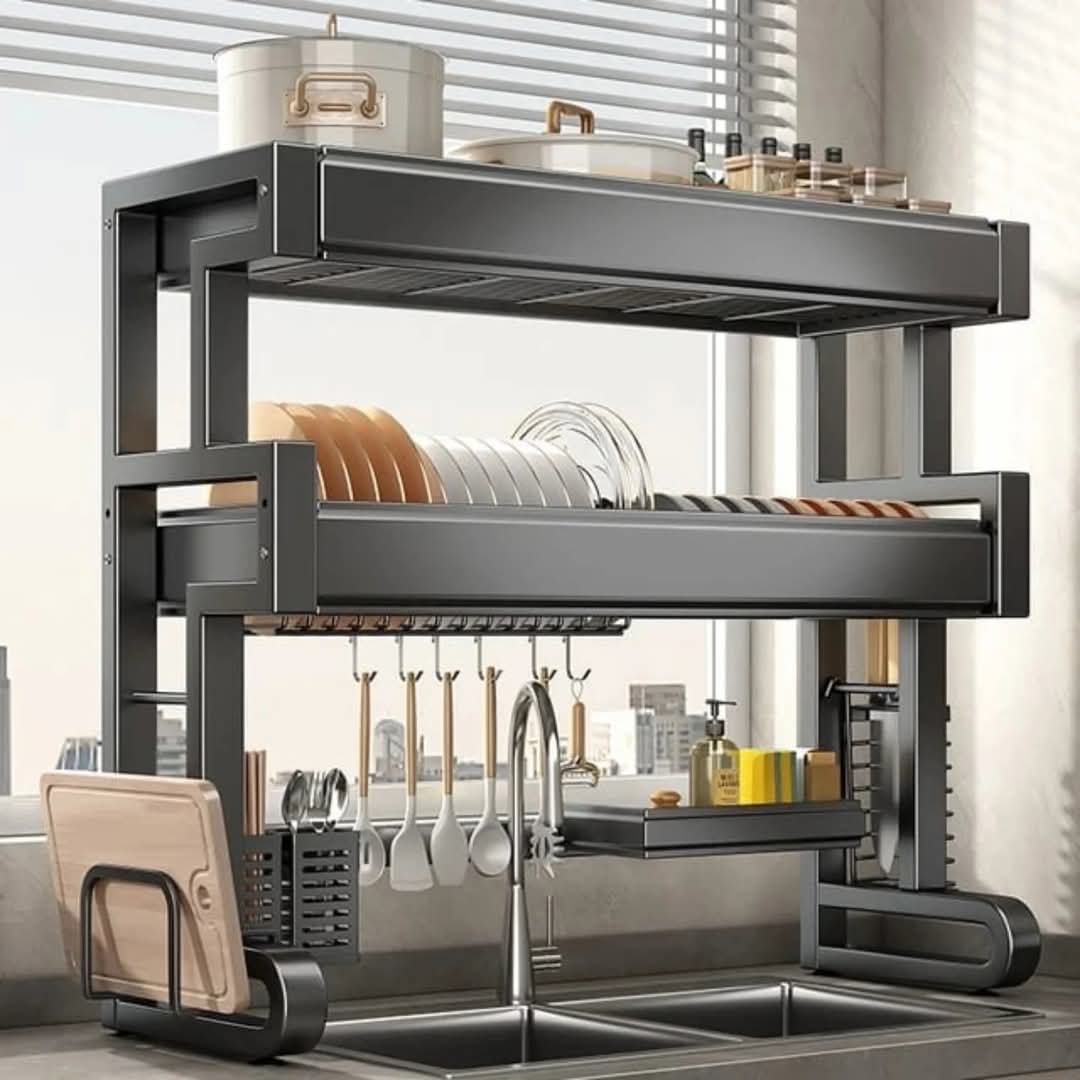 Avtoit | 2-tier dish rack over the sink