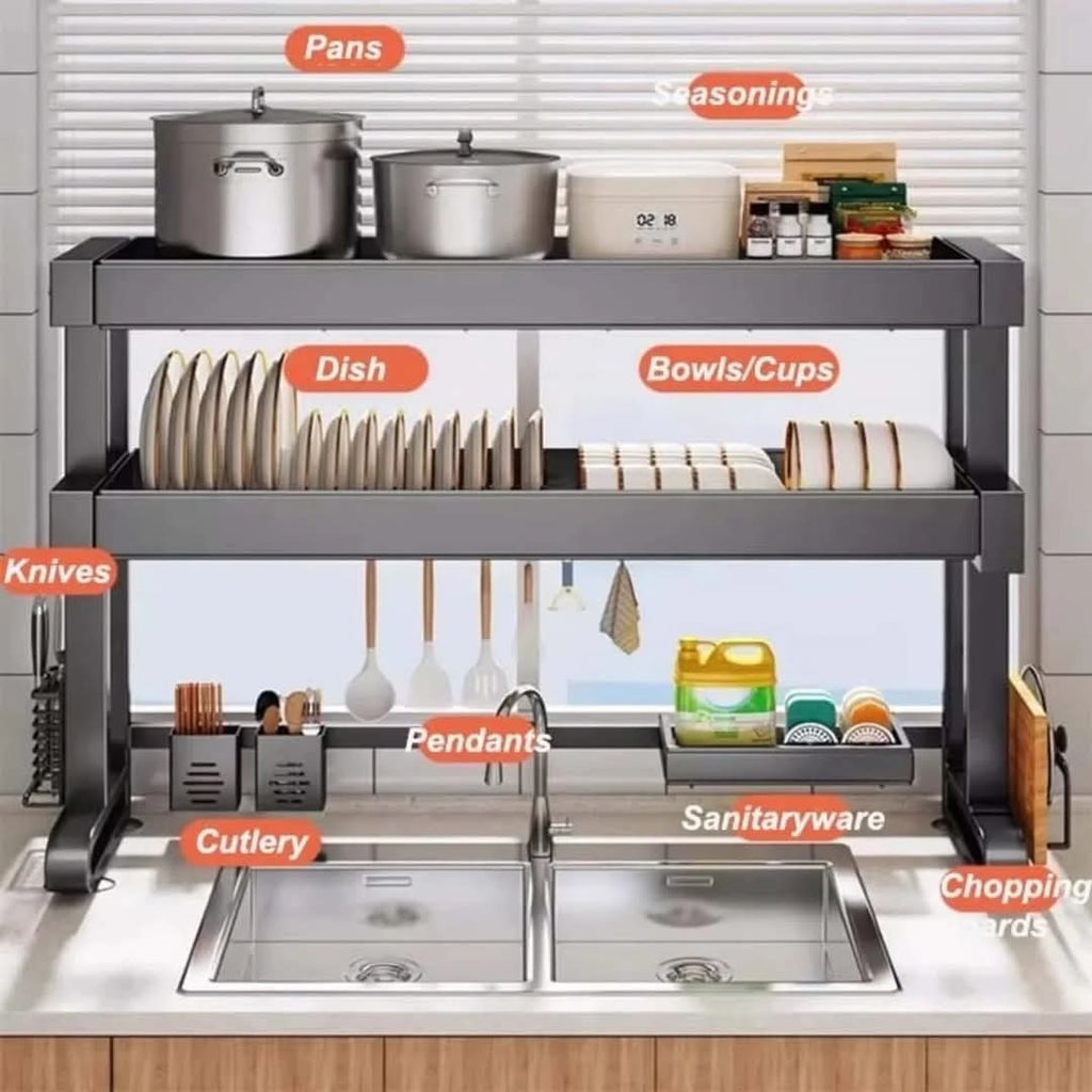 Avtoit | 2-tier dish rack over the sink