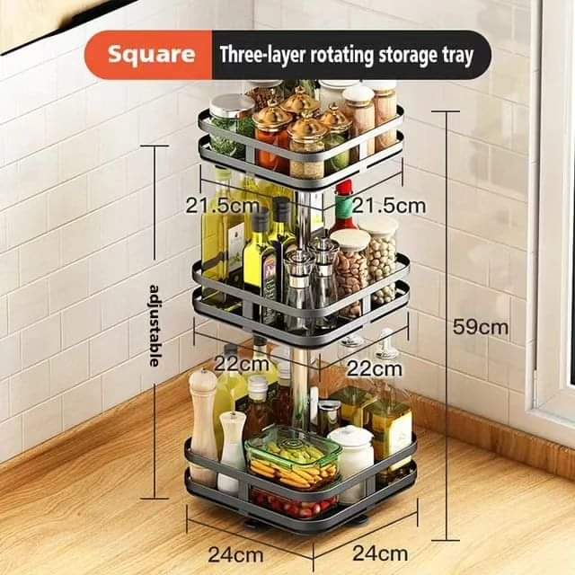 Avtoit | 3Tier rotating spice rack