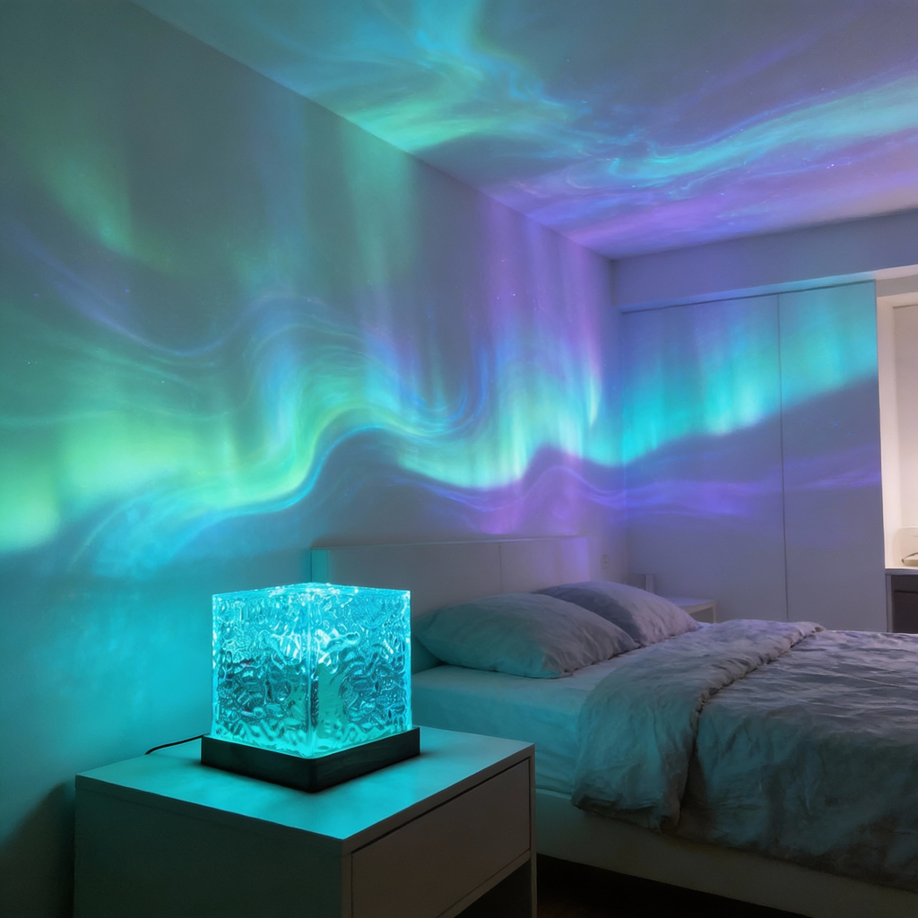 Avtoit | AuroraGlow Northern Lights Lamp – 16 Colour LED Mood Light with Remote