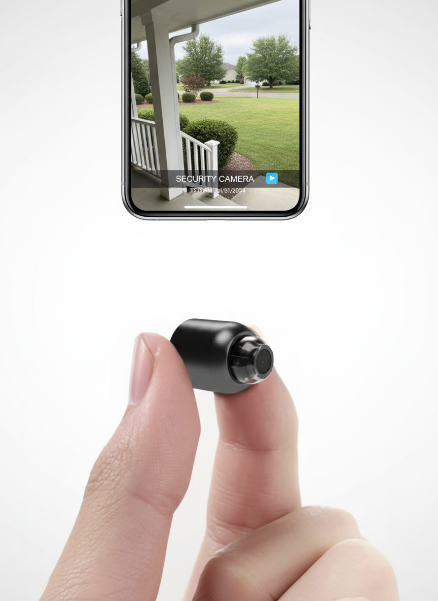 Avtoit | Compact WiFi Surveillance Camera | Wireless | Night Vision | Motion Detection