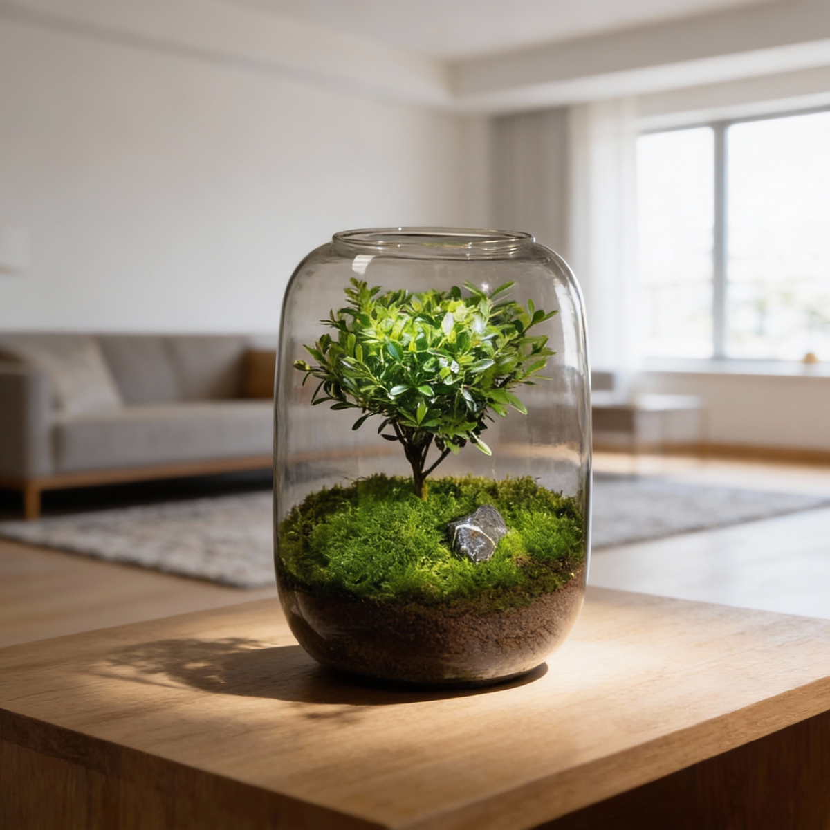 Avtoit | Micro Landscape Glass Vase | Clear Terrarium Planter for Succulents & Home Decor