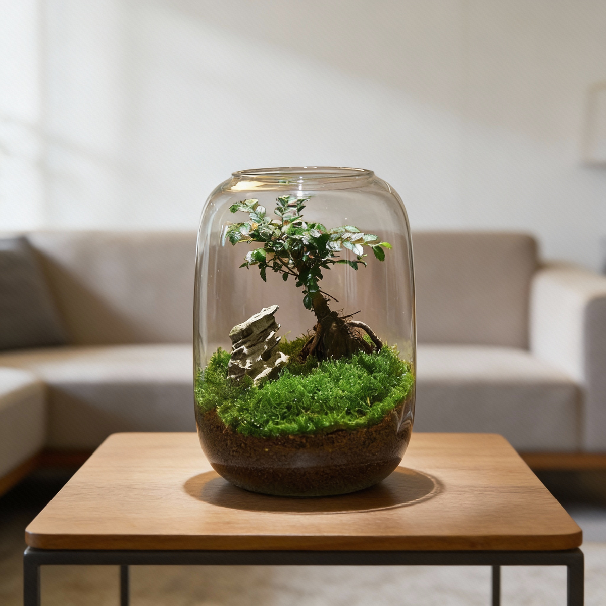 Avtoit | Micro Landscape Glass Vase | Clear Terrarium Planter for Succulents & Home Decor