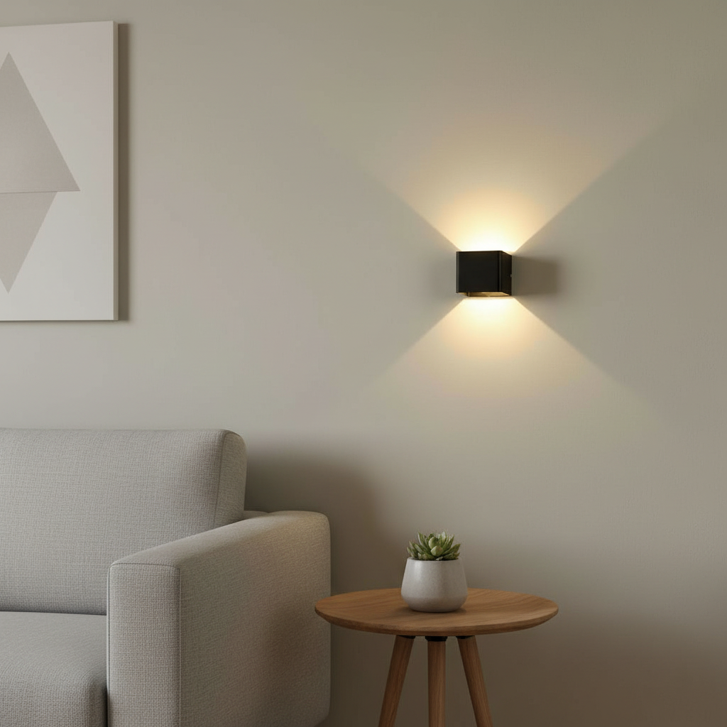 Avtoit | Wireless Rechargeable Wall Lamp | Adjustable Up & Down Light, USB Powered for Home Decor & Cozy Ambiance
