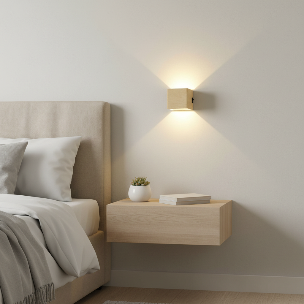 Avtoit | Wireless Rechargeable Wall Lamp | Adjustable Up & Down Light, USB Powered for Home Decor & Cozy Ambiance
