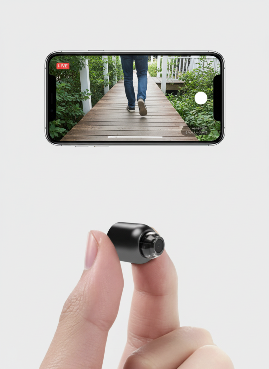 Avtoit | Compact WiFi Surveillance Camera | Wireless | Night Vision | Motion Detection