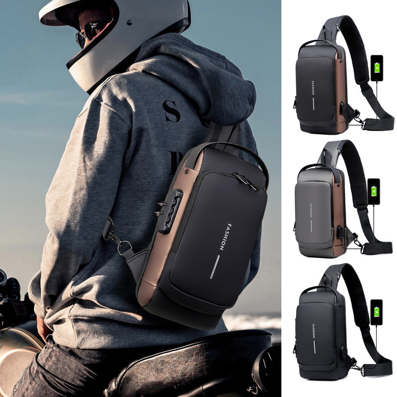Avtoit | Theft-proof shoulder bag with USB charging port