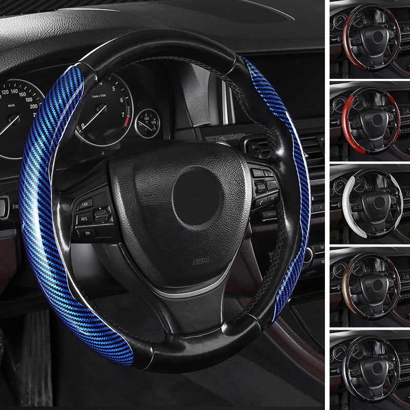 Avtoit | Universal Laser Carbon Fiber Pattern Steering Wheel Cover