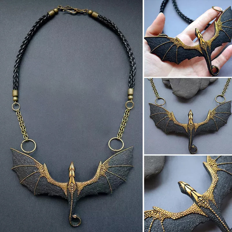 Avtoit | Flying Dragons Necklace