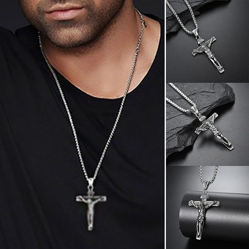Avtoit | Titanium Steel Cross Pendant Necklace
