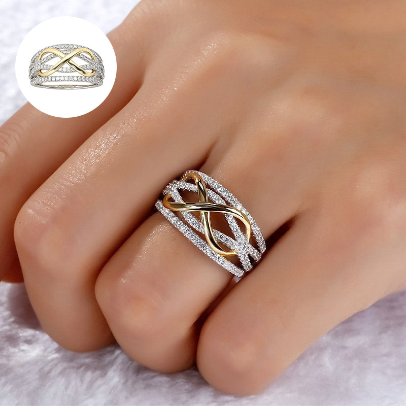 Avtoit | Mother & Daughter Forever Connected Together Ring