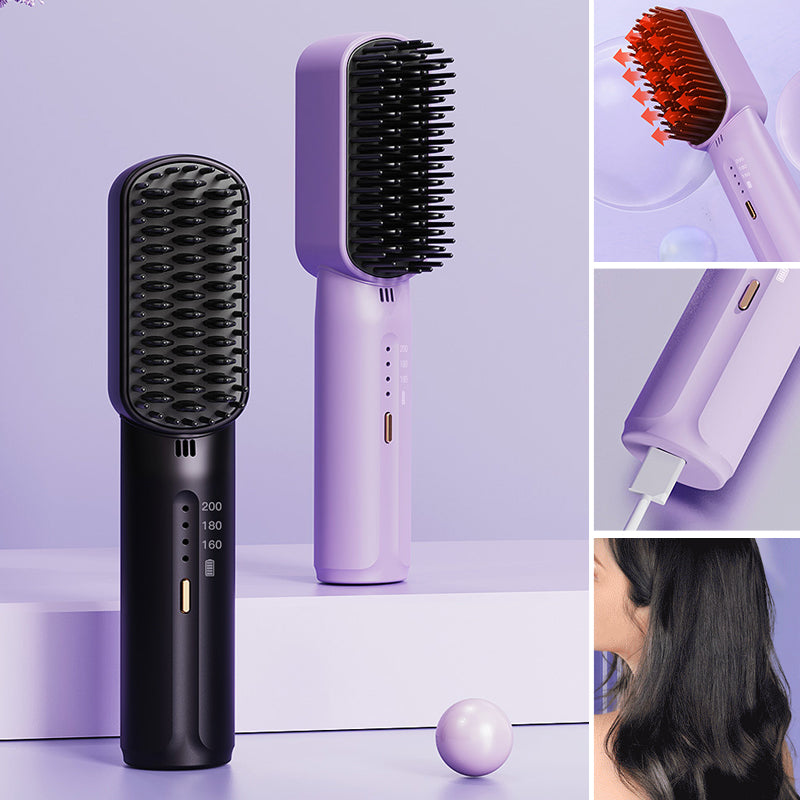 Avtoit | Portable negative ion hair straightener comb