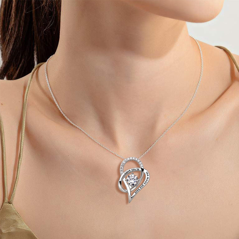 Avtoit | Letter Heart Necklaces for Mom