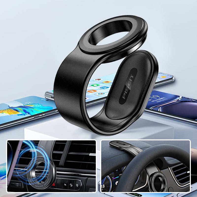 Foldable Magnetic Phone Holder with 360-Degree Rotation