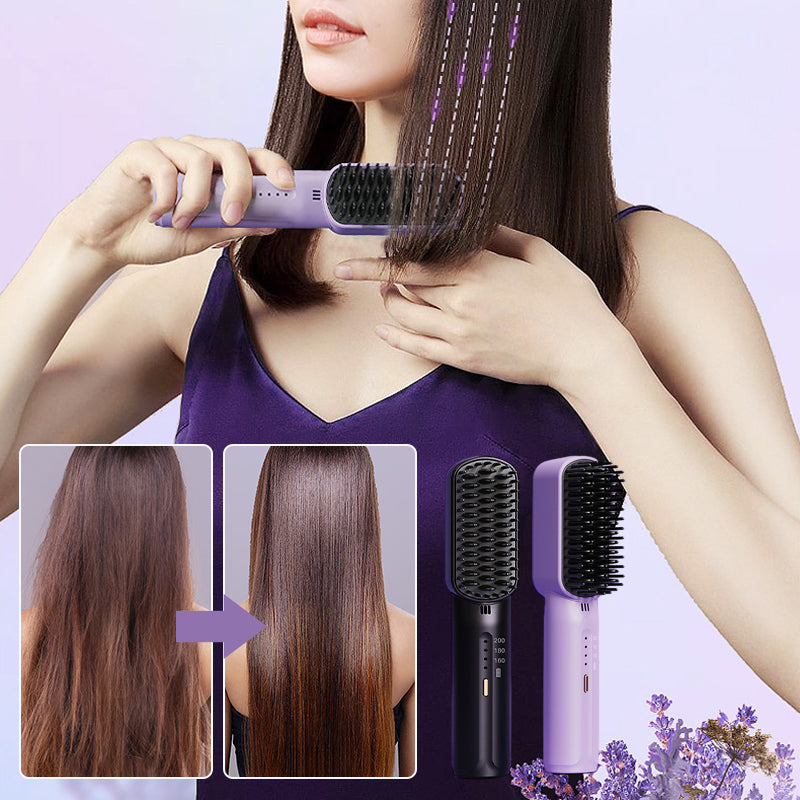 Avtoit | Portable negative ion hair straightener comb