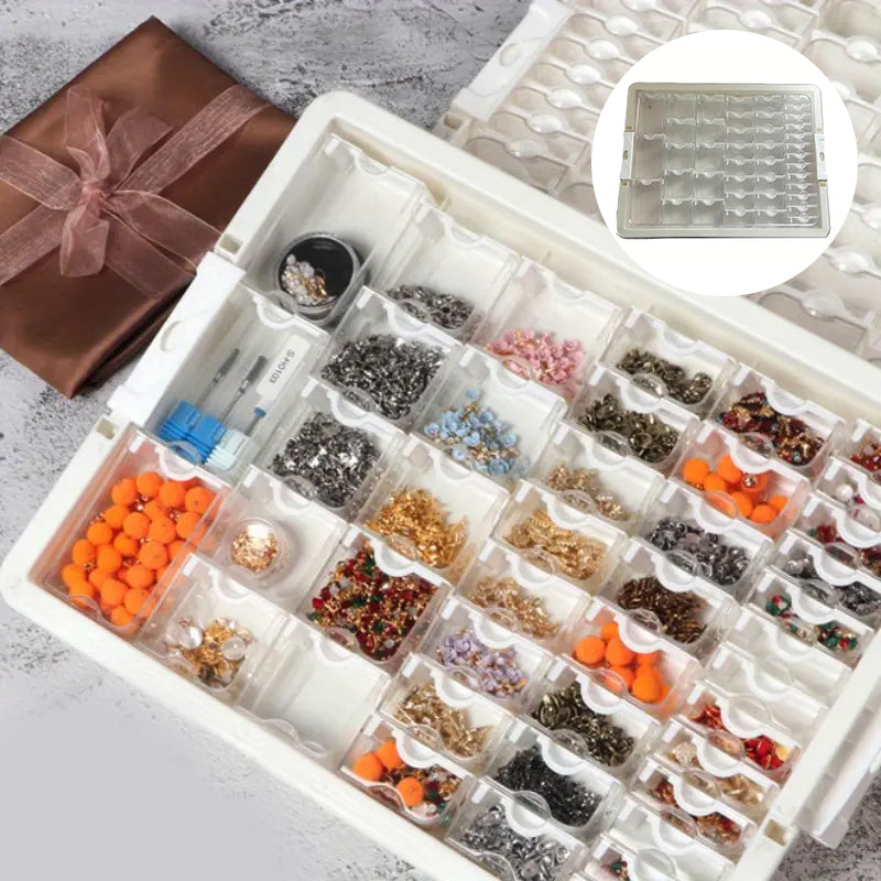 Avtoit | Nail Art Box DIY Beads Jewelry Storage Box