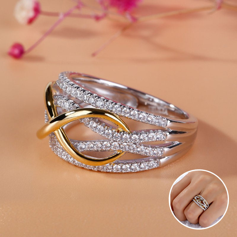 Avtoit | Mother & Daughter Forever Connected Together Ring