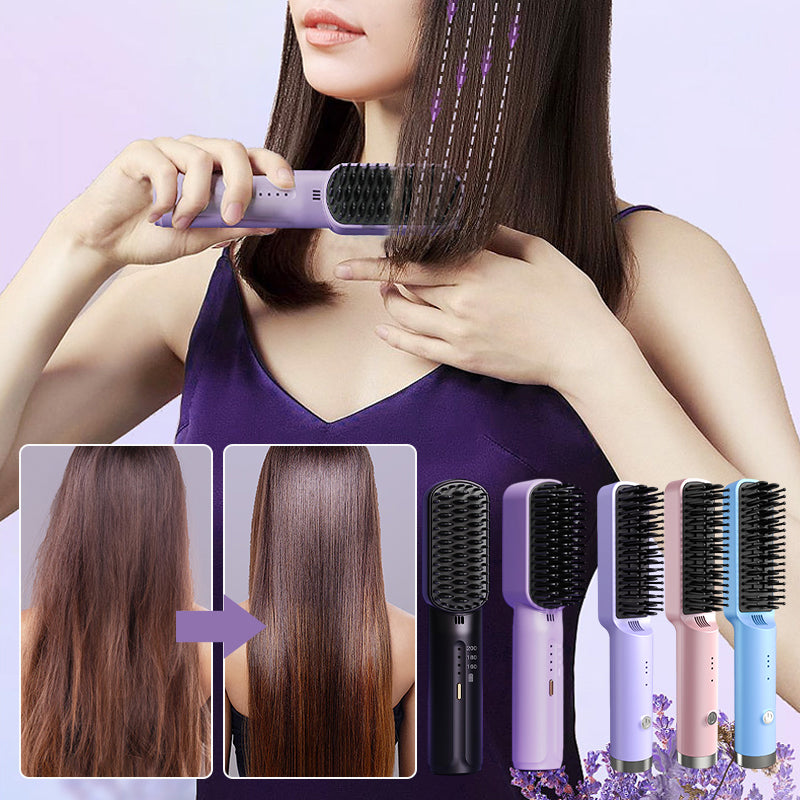 Avtoit | Portable negative ion hair straightener comb