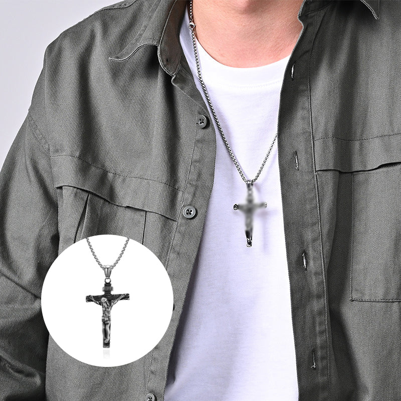 Avtoit | Titanium Steel Cross Pendant Necklace