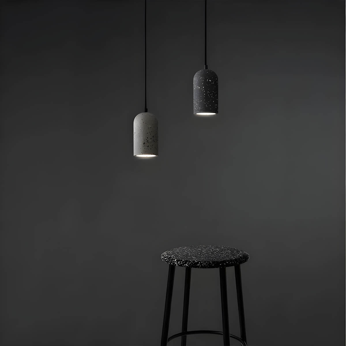Avtoit | Modern Concrete Pendant Light | Ø 9.6 cm, 200 cm Cable