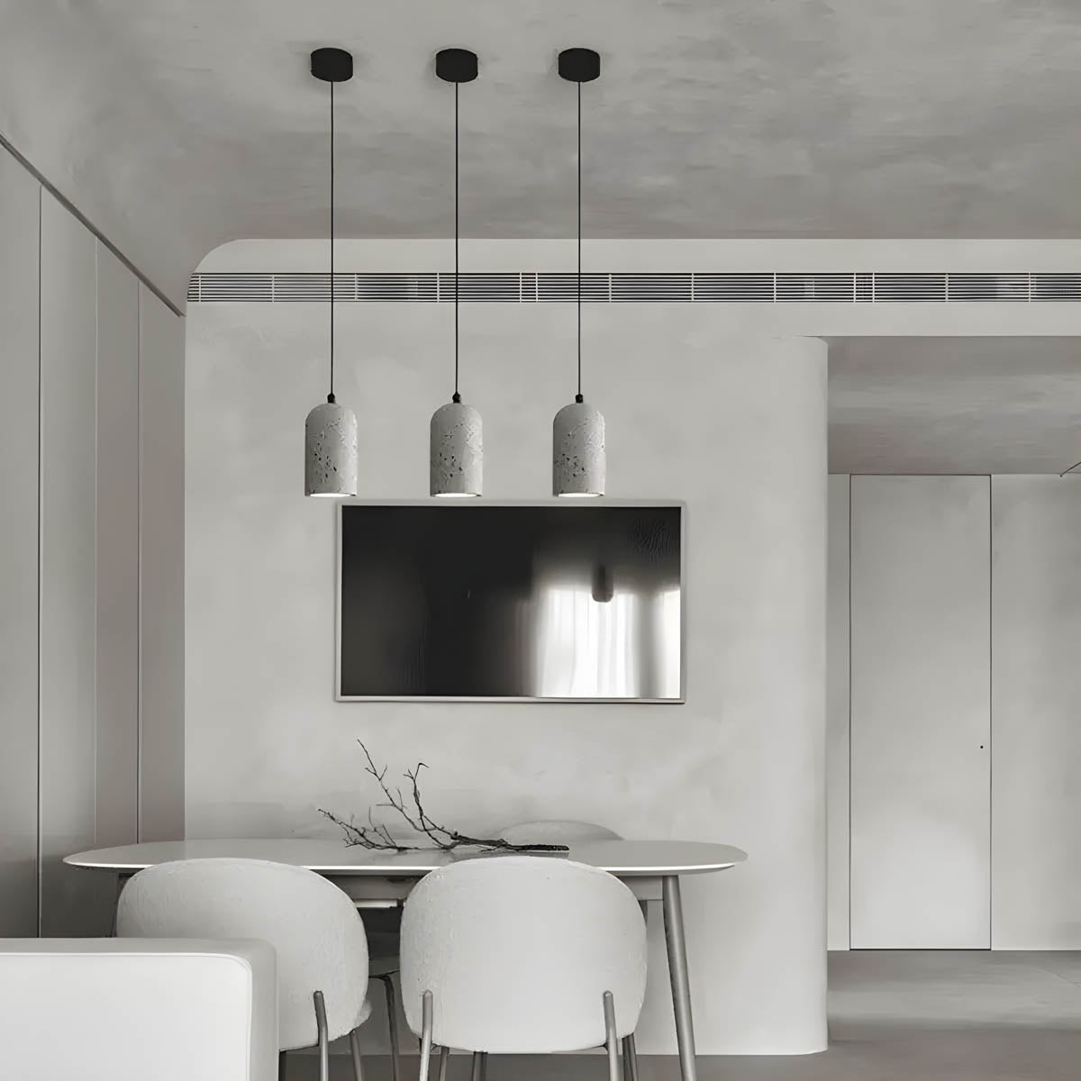 Avtoit | Modern Concrete Pendant Light | Ø 9.6 cm, 200 cm Cable