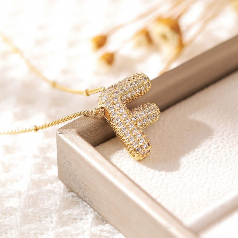 Avtoit | Alphabet-Diamond-Pendant-Necklace