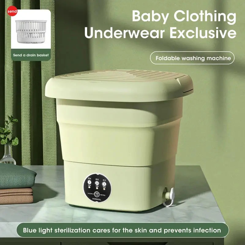 Avtoit | Foldable Mini Washing Machine 4.5 L – compact & gentle