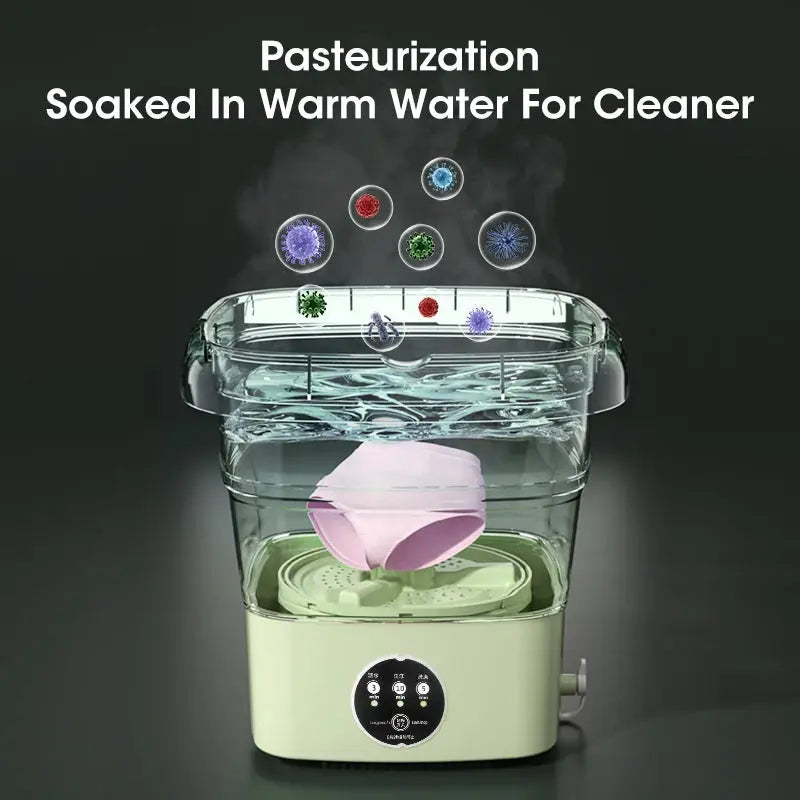 Avtoit | Foldable Mini Washing Machine 4.5 L – compact & gentle