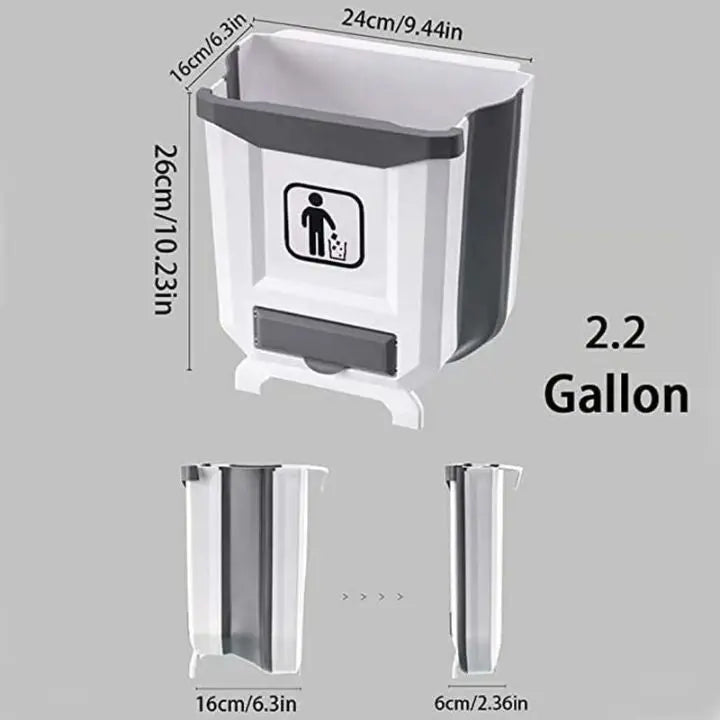 Avtoit | Foldable Kitchen Trash Can – Space-Saving for Cabinet Doors