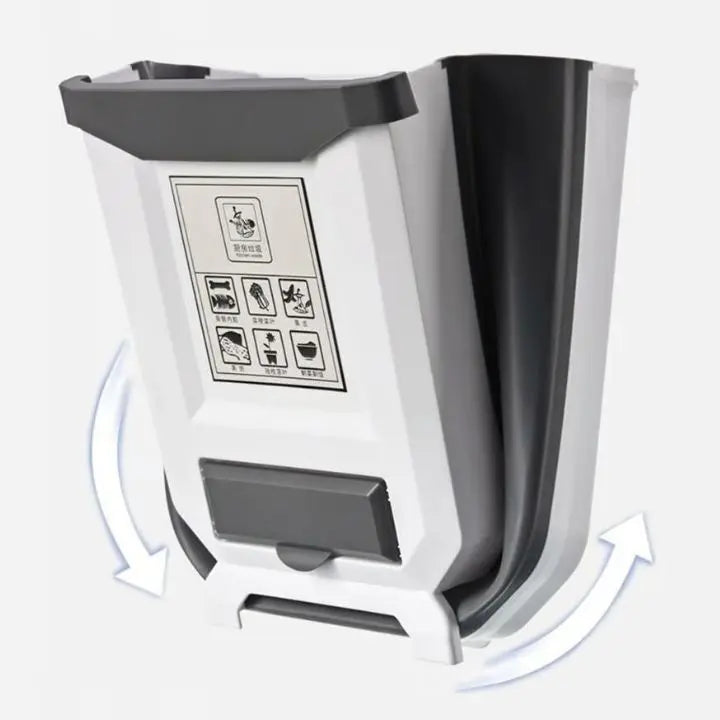 Avtoit | Foldable Kitchen Trash Can – Space-Saving for Cabinet Doors