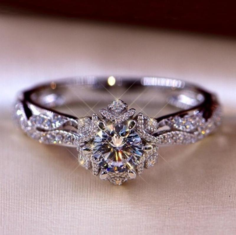 Avtoit | Fashion Exquisite Luxury Popular Shiny Green High Quality Zircon Wedding Ring