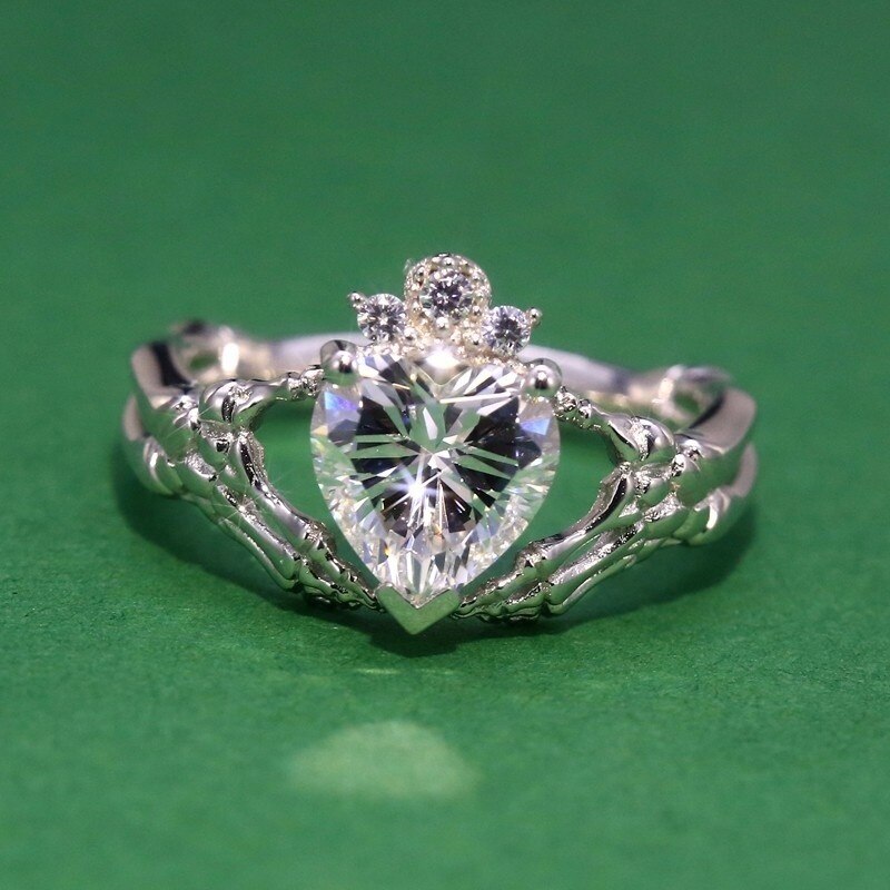 Avtoit | Fashion Exquisite Luxury Popular Shiny Green High Quality Zircon Wedding Ring