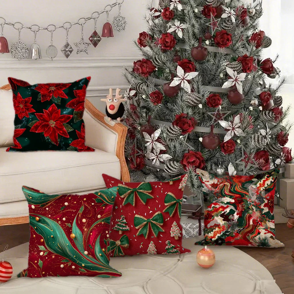 Avtoit | Festive Christmas cushion covers 40x40 | Decorative cushion cases
