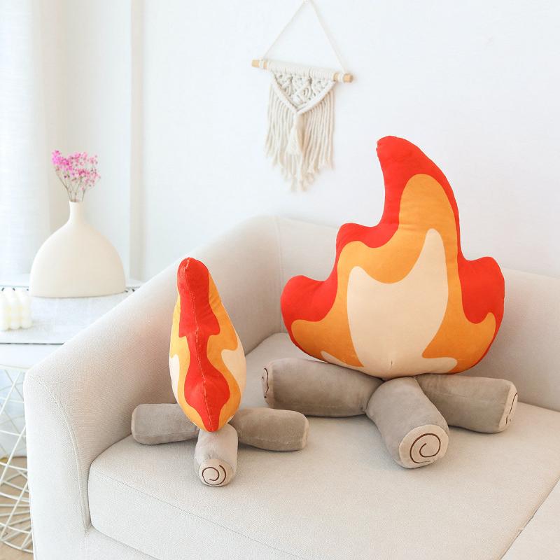 Avtoit | Fire Plush Cushion | Decorative Cushion for Coziness