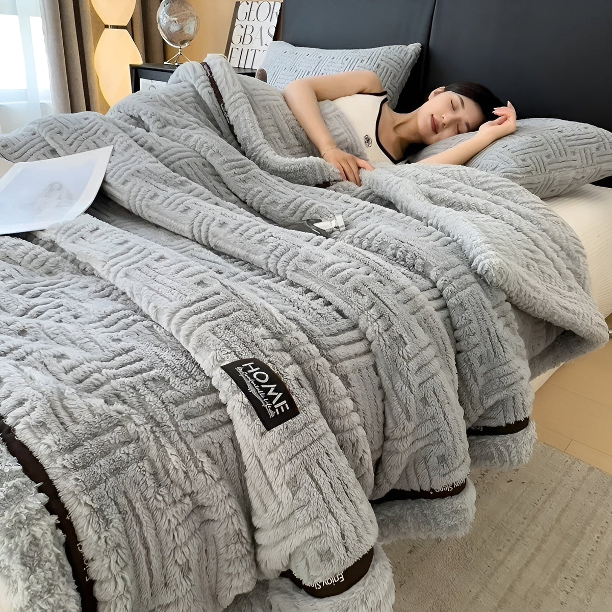 Avtoit | Fluffy Fleece Blanket | Soft Breathable Throw Blanket