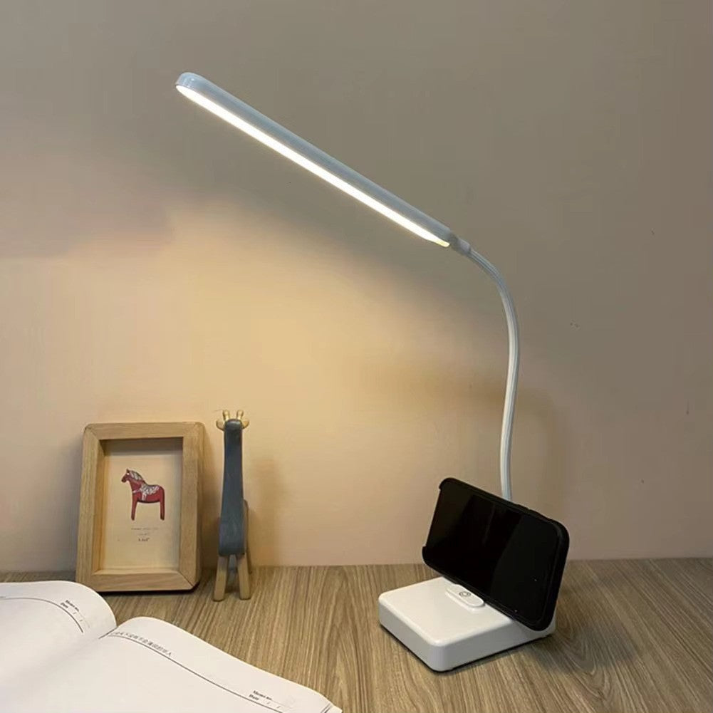 Avtoit | LumoFlex Adjustable Desk Lamp – Rechargeable or Plug-In with Flexible Neck & Dimmable Light